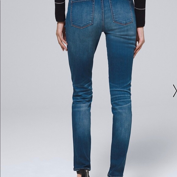 White House Black Market Skinny High Rise jean size 0 - Picture 2 of 11